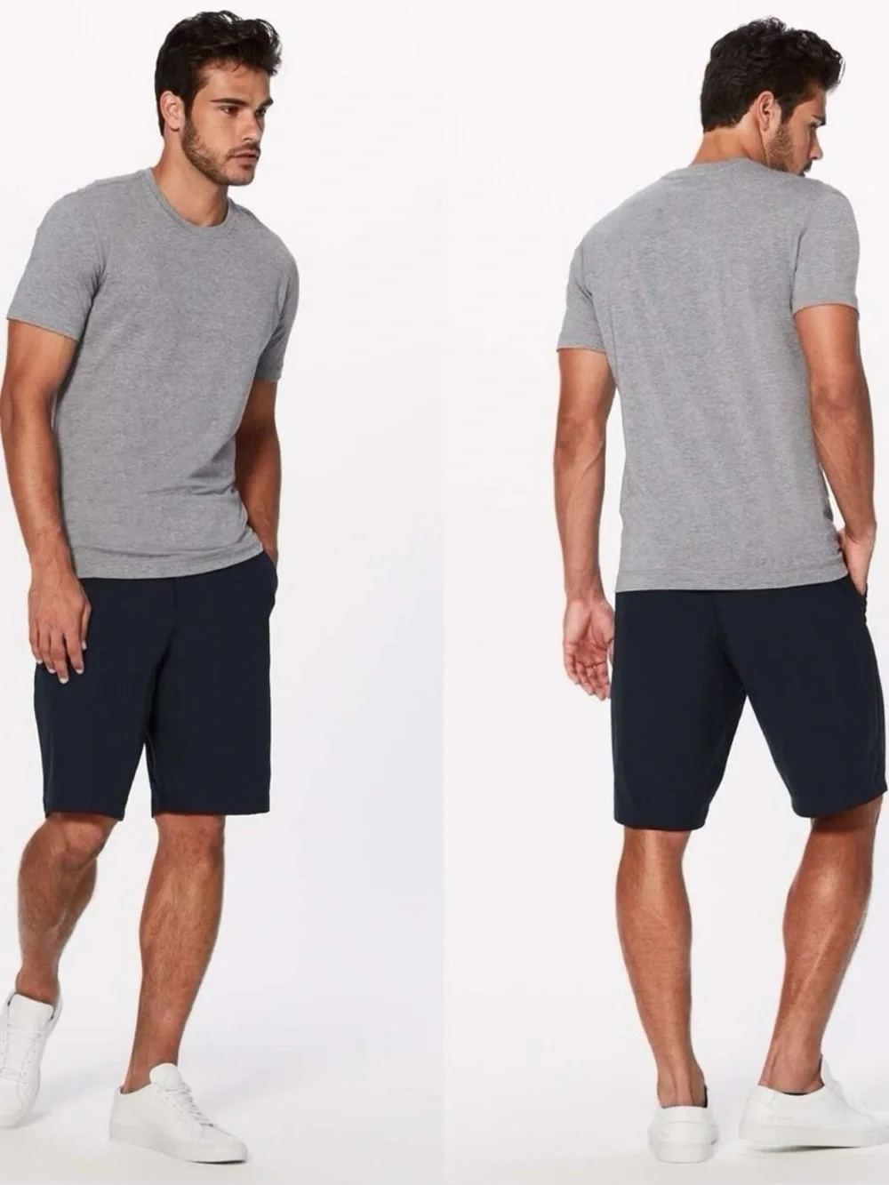 Mens Lululemon The Works Shorts Navy sz 32 / 11in inseam - Picture 2 of 5